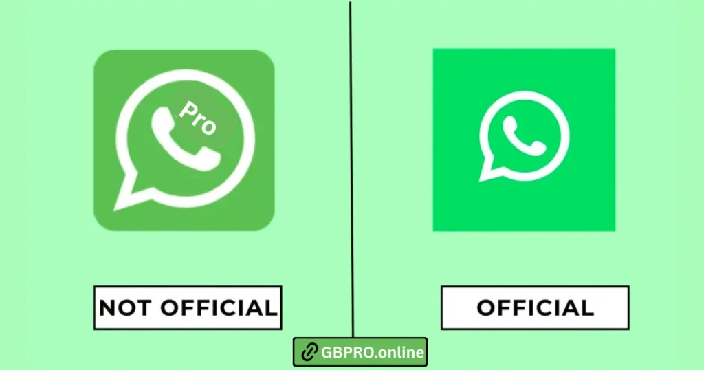 GB WhatsApp Pro vs official comparison